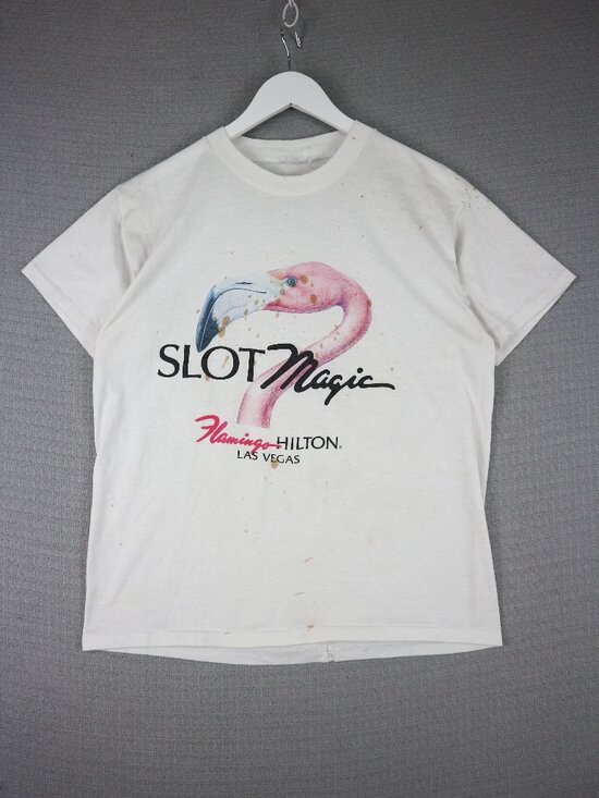 Vintage Other - Designer Pro 1990s Vintage Single Stitch Slot Magic Las Vegas Tee Large